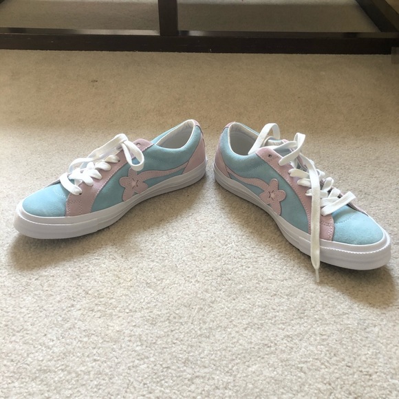 Converse One Star Ox Golf Le Fleur Light Blue Pink - Picture 4 of 7